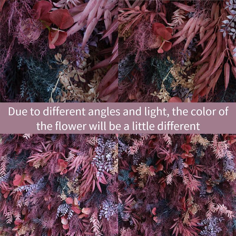 3D Artificial Purple Spruce Leaf Wedding Decoration | Uflower